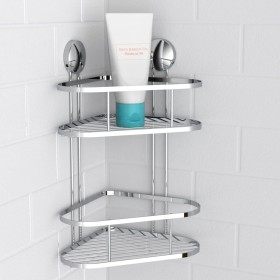 EISL Estante de esquina de ducha cromada 22x18x13 cm de EISL, Bandejas de bañera - Ref: Foro24-438828, Precio: 53,83 €, Descu...