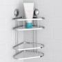 EISL Estante de esquina de ducha cromada 22x18x13 cm de EISL, Bandejas de bañera - Ref: Foro24-438828, Precio: 53,83 €, Descu...