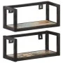 Estantes de pared 2 unidades 40 cm madera maciza reciclada de vidaXL, Estantes y estanterías - Ref: Foro24-320668, Precio: 47...