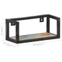 Estantes de pared 2 unidades 40 cm madera maciza reciclada de vidaXL, Estantes y estanterías - Ref: Foro24-320668, Precio: 48...