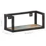 Estantes de pared 2 unidades 40 cm madera maciza reciclada de vidaXL, Estantes y estanterías - Ref: Foro24-320668, Precio: 47...