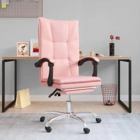 Rosafarbener Bürostuhl aus Kunstleder von vidaXL, Bürostühle - Ref: Foro24-349757, Preis: 115,05 €, Rabatt: %
