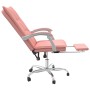 Silla de oficina reclinable cuero sintético rosa de vidaXL, Sillas de oficina - Ref: Foro24-349757, Precio: 116,84 €, Descuen...