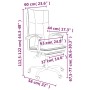Silla de oficina reclinable cuero sintético rosa de vidaXL, Sillas de oficina - Ref: Foro24-349757, Precio: 116,84 €, Descuen...