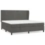 Cama box spring con colchón terciopelo gris oscuro 200x200 cm de vidaXL, Camas y somieres - Ref: Foro24-3129172, Precio: 604,...