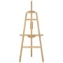 Caballete de pintura madera maciza pino 53,5x95x127 cm de vidaXL, Caballetes de oficina - Ref: Foro24-30220, Precio: 30,09 €,...