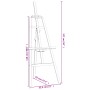 Caballete de pintura madera maciza pino 53,5x95x127 cm de vidaXL, Caballetes de oficina - Ref: Foro24-30220, Precio: 30,83 €,...