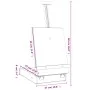 Caballete de sobremesa madera maciza pino 27x43x68 cm de vidaXL, Caballetes de oficina - Ref: Foro24-30226, Precio: 29,96 €, ...