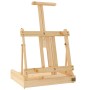 Caballete de sobremesa con cajón madera de pino 41,5x37x12 cm de vidaXL, Caballetes de oficina - Ref: Foro24-30229, Precio: 6...