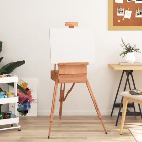 Caballete de pintura madera maciza de haya 81x121x173 cm de vidaXL, Caballetes de oficina - Ref: Foro24-30224, Precio: 93,44 ...