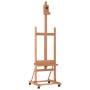 Caballete de pintura madera maciza de haya 55x53,5x178 cm de vidaXL, Caballetes de oficina - Ref: Foro24-30223, Precio: 91,37...