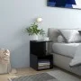 Mesita de noche madera contrachapada negro 35x35x55 cm de vidaXL, Mesitas de noche - Ref: Foro24-806348, Precio: 30,42 €, Des...
