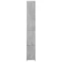 Armario baño madera contrachapada gris hormigón 25x26,5x170 cm de vidaXL, Muebles de baño - Ref: Foro24-808435, Precio: 52,34...
