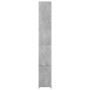 Armario baño madera contrachapada gris hormigón 25x26,5x170 cm de vidaXL, Muebles de baño - Ref: Foro24-808435, Precio: 53,13...