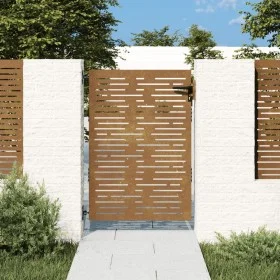 Corten steel garden gate square design 85x150 cm by vidaXL, garden gates - Ref: Foro24-153247, Price: 177,71 €, Discount: %