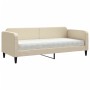 Sofá cama con colchón tela crema 80x200 cm de vidaXL, Camas y somieres - Ref: Foro24-3196797, Precio: 313,12 €, Descuento: %