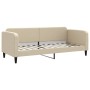 Sofá cama con colchón tela crema 80x200 cm de vidaXL, Camas y somieres - Ref: Foro24-3196797, Precio: 313,12 €, Descuento: %