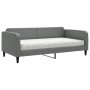 Sofá cama con colchón tela gris oscuro 100x200 cm de vidaXL, Camas y somieres - Ref: Foro24-3196804, Precio: 340,18 €, Descue...