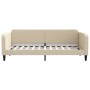 Sofá cama con colchón tela crema 90x200 cm de vidaXL, Camas y somieres - Ref: Foro24-3196802, Precio: 311,94 €, Descuento: %