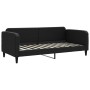 Sofá cama con colchón tela negro 90x200 cm de vidaXL, Camas y somieres - Ref: Foro24-3196800, Precio: 312,89 €, Descuento: %