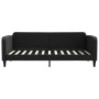 Sofá cama con colchón tela negro 90x200 cm de vidaXL, Camas y somieres - Ref: Foro24-3196800, Precio: 312,89 €, Descuento: %