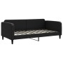 Sofá cama con colchón tela negro 100x200 cm de vidaXL, Camas y somieres - Ref: Foro24-3196805, Precio: 339,62 €, Descuento: %