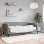 Sofá cama con colchón tela gris claro 100x200 cm de vidaXL, Camas y somieres - Ref: Foro24-3196803, Precio: 341,86 €, Descuen...