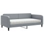 Sofá cama con colchón tela gris claro 100x200 cm de vidaXL, Camas y somieres - Ref: Foro24-3196803, Precio: 341,86 €, Descuen...