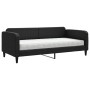 Sofá cama con colchón tela negro 90x190 cm de vidaXL, Camas y somieres - Ref: Foro24-3196810, Precio: 305,08 €, Descuento: %