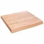 Treated wood table top with natural brown edge 40x40x(2-4) cm by vidaXL, Table tops - Ref: Foro24-363927, Price: 31,36 €, Dis...