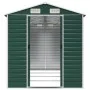 Cobertizo de jardín acero galvanizado verde 191x385x198 cm de vidaXL, Cobertizos - Ref: Foro24-3188234, Precio: 465,51 €, Des...
