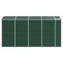 Cobertizo de jardín acero galvanizado verde 191x385x198 cm de vidaXL, Cobertizos - Ref: Foro24-3188234, Precio: 465,51 €, Des...