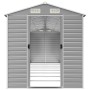 Cobertizo de jardín acero galvanizado gris claro 191x725x198 cm de vidaXL, Cobertizos - Ref: Foro24-3188249, Precio: 928,97 €...