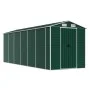 Cobertizo de jardín acero galvanizado verde 191x555x198 cm de vidaXL, Cobertizos - Ref: Foro24-3188236, Precio: 669,84 €, Des...