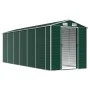 Cobertizo de jardín acero galvanizado verde 191x555x198 cm de vidaXL, Cobertizos - Ref: Foro24-3188236, Precio: 669,84 €, Des...