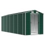 Cobertizo de jardín acero galvanizado verde 191x555x198 cm de vidaXL, Cobertizos - Ref: Foro24-3188236, Precio: 737,69 €, Des...