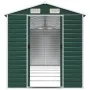 Cobertizo de jardín acero galvanizado verde 191x555x198 cm de vidaXL, Cobertizos - Ref: Foro24-3188236, Precio: 669,84 €, Des...