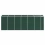 Cobertizo de jardín acero galvanizado verde 191x555x198 cm de vidaXL, Cobertizos - Ref: Foro24-3188236, Precio: 669,84 €, Des...