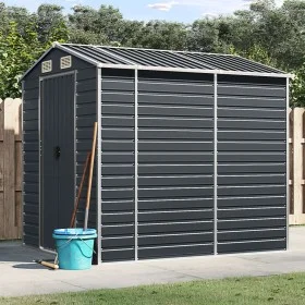 Galvanized steel garden shed anthracite 191x215x198cm by vidaXL, Sheds - Ref: Foro24-3188254, Price: 388,85 €, Discount: %