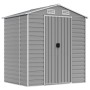 Cobertizo de jardín acero galvanizado gris claro 191x130x198 cm de vidaXL, Cobertizos - Ref: Foro24-3188242, Precio: 281,98 €...