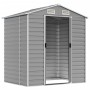 Cobertizo de jardín acero galvanizado gris claro 191x130x198 cm de vidaXL, Cobertizos - Ref: Foro24-3188242, Precio: 281,98 €...