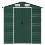 Cobertizo de jardín acero galvanizado verde 191x895x198 cm de vidaXL, Cobertizos - Ref: Foro24-3188240, Precio: 946,98 €, Des...