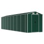 Cobertizo de jardín acero galvanizado verde 191x725x198 cm de vidaXL, Cobertizos - Ref: Foro24-3188238, Precio: 891,89 €, Des...