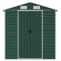 Cobertizo de jardín acero galvanizado verde 191x725x198 cm de vidaXL, Cobertizos - Ref: Foro24-3188238, Precio: 808,39 €, Des...