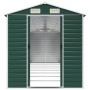 Cobertizo de jardín acero galvanizado verde 191x725x198 cm de vidaXL, Cobertizos - Ref: Foro24-3188238, Precio: 891,89 €, Des...
