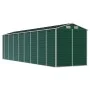 Cobertizo de jardín acero galvanizado verde 191x725x198 cm de vidaXL, Cobertizos - Ref: Foro24-3188238, Precio: 808,39 €, Des...