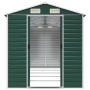 Cobertizo de jardín acero galvanizado verde 191x470x198 cm de vidaXL, Cobertizos - Ref: Foro24-3188235, Precio: 660,59 €, Des...