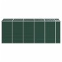 Cobertizo de jardín acero galvanizado verde 191x470x198 cm de vidaXL, Cobertizos - Ref: Foro24-3188235, Precio: 660,59 €, Des...