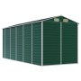 Cobertizo de jardín acero galvanizado verde 191x470x198 cm de vidaXL, Cobertizos - Ref: Foro24-3188235, Precio: 660,59 €, Des...