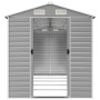 Cobertizo de jardín acero galvanizado gris claro 191x470x198 cm de vidaXL, Cobertizos - Ref: Foro24-3188246, Precio: 703,01 €...